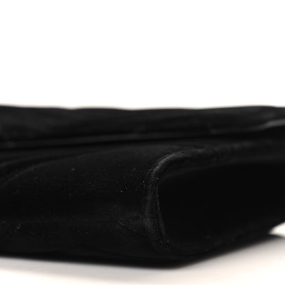 Gucci Velvet Matelasse GG Marmont Clutch Black 10 of 10