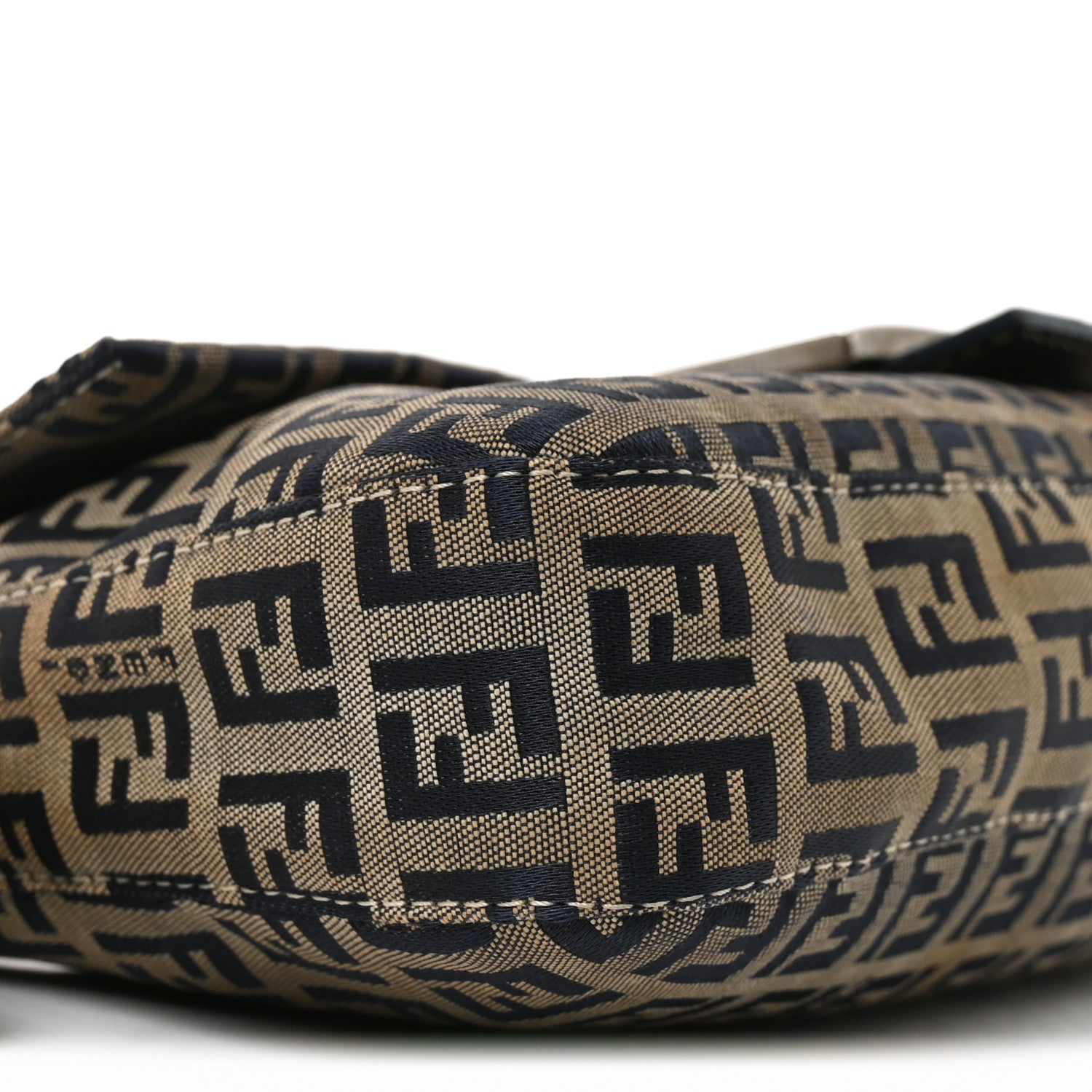 Fendi Zucchino Baguette Navy 9 of 10