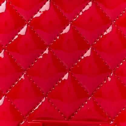 Chanel Patent Calfskin New Medium Plexiglass Boy Flap Red 8 of 12
