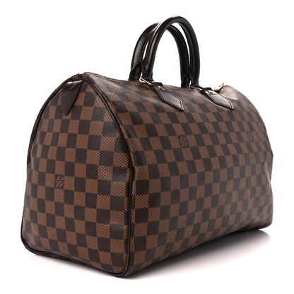 Louis Vuitton Damier Ebene Speedy 35 3 of 12