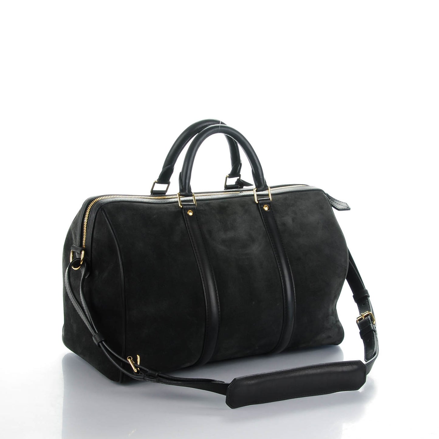 Suede Calfskin SC Bag MM Asphalt
