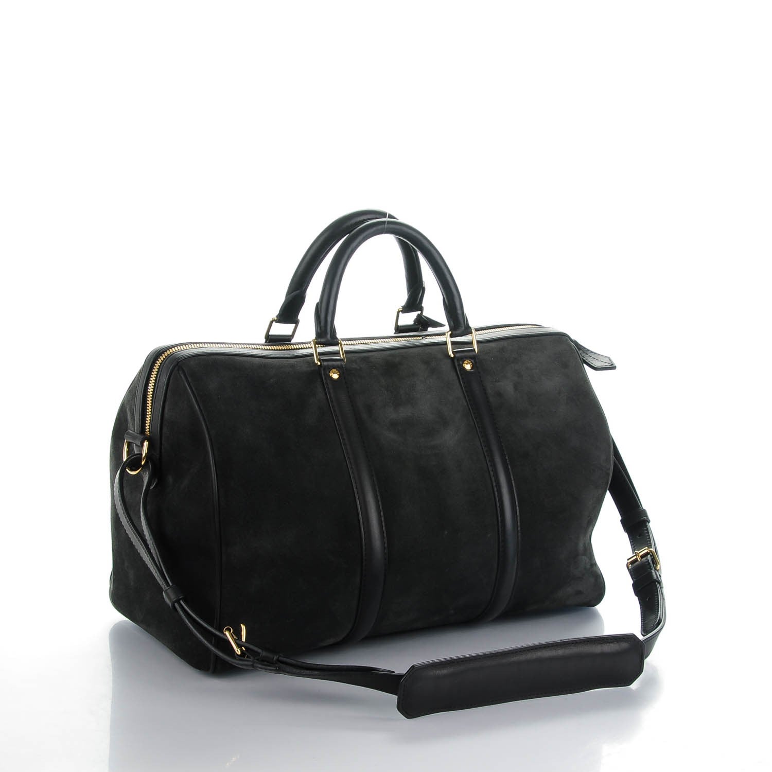 Louis Vuitton Suede Calfskin SC Bag MM Asphalt 3 of 7