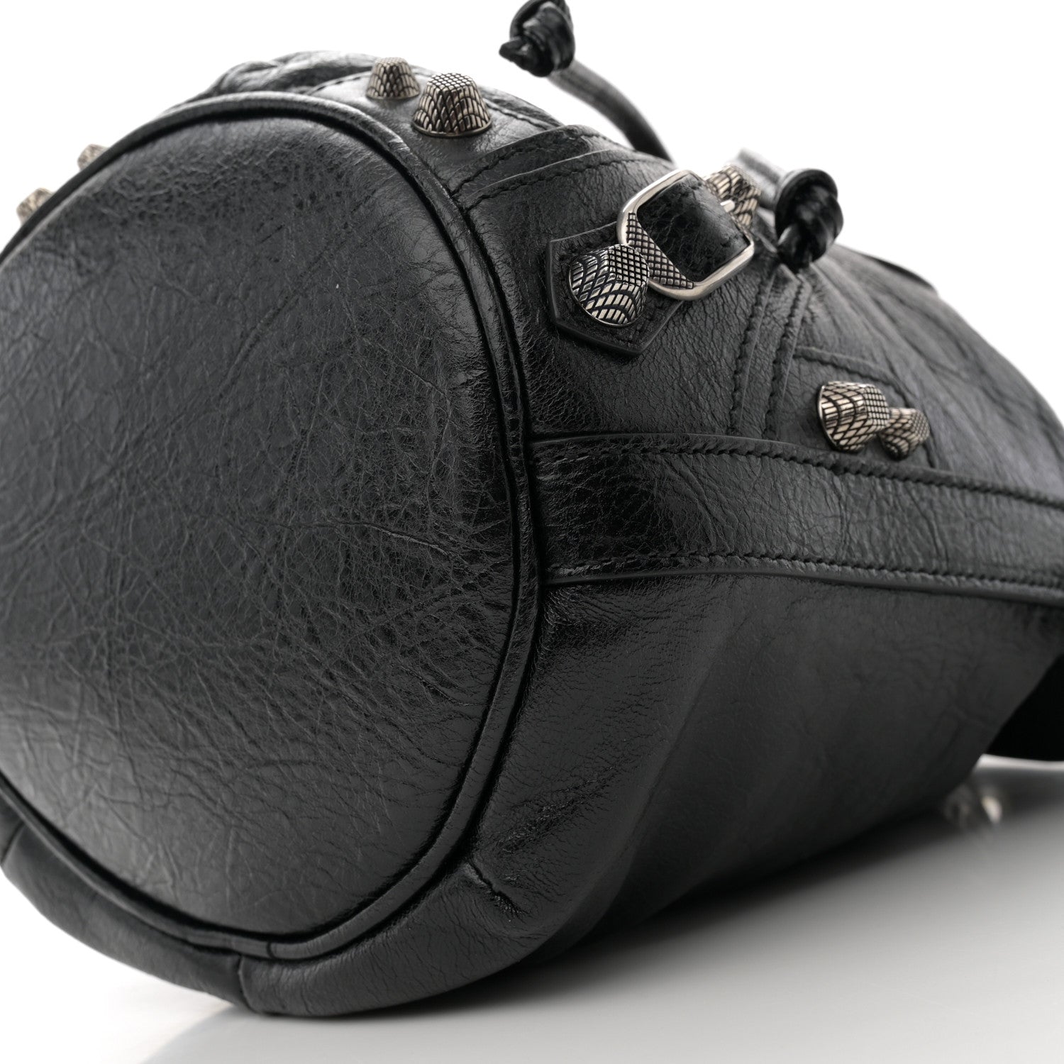 Balenciaga Agneau Arena Le Cagole Bucket Bag XS Black 11 of 11