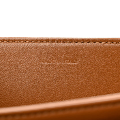 Celine Textile Natural Calfskin Medium Triomphe Bag White Tan 7 of 12