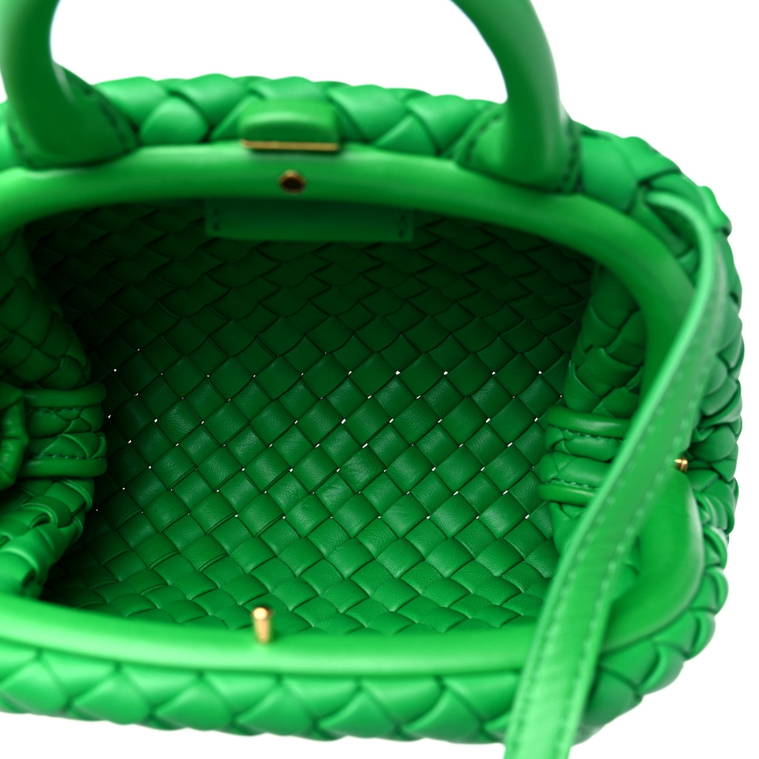 Bottega Veneta Nappa Intreccio Mini Padded Handle Bag Parakeet 5 of 9