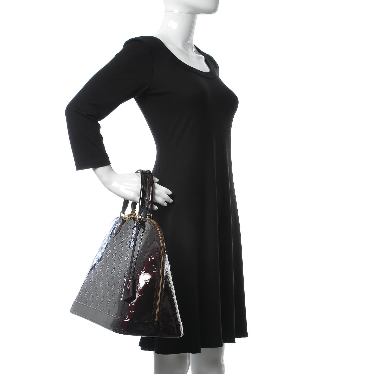 Louis Vuitton Vernis Alma GM Amarante 2 of 7