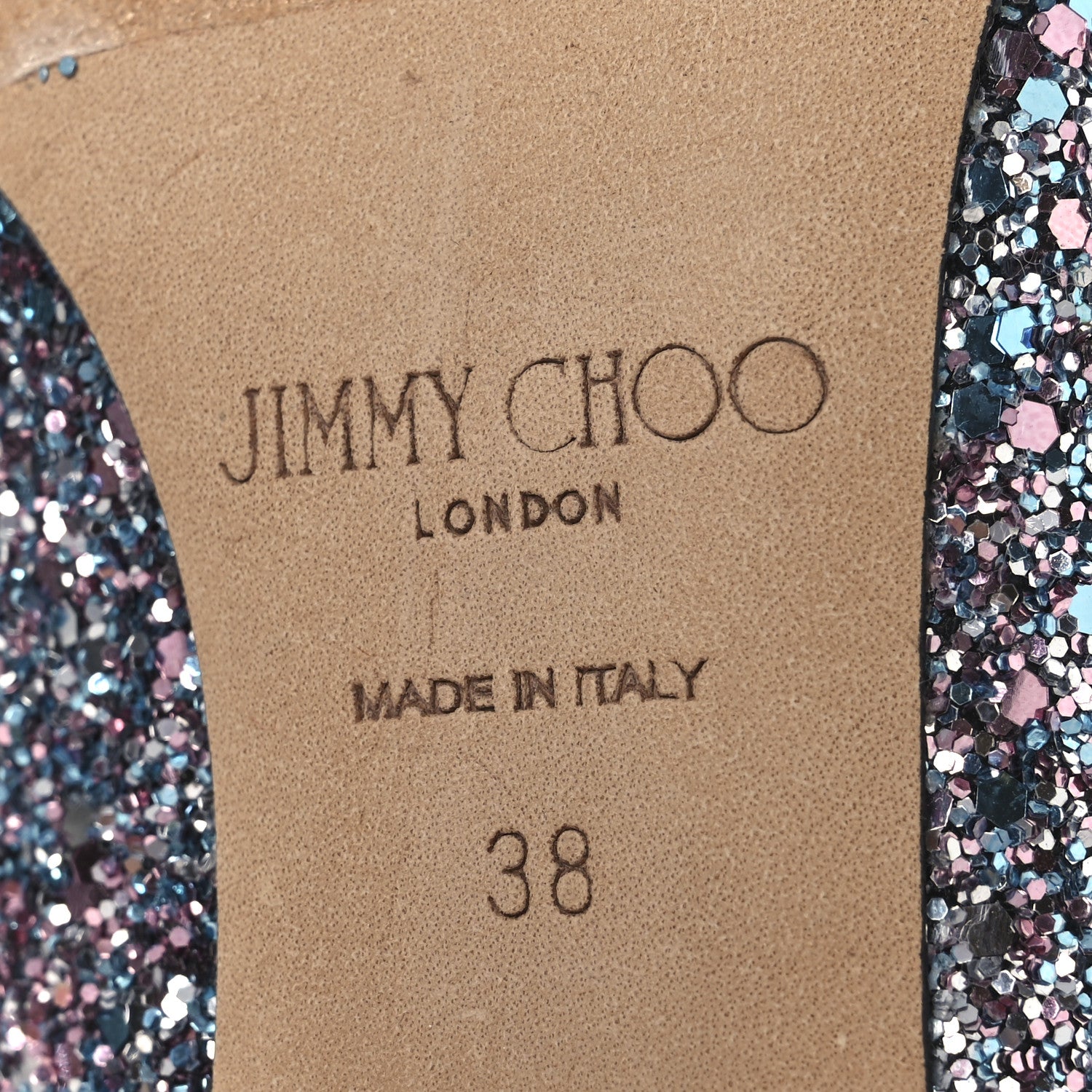 Jimmy Choo Coarse Glitter Degrade Pointy Toe Romy 100 Pumps 40 Bubblegum Multicolor 26 of 36