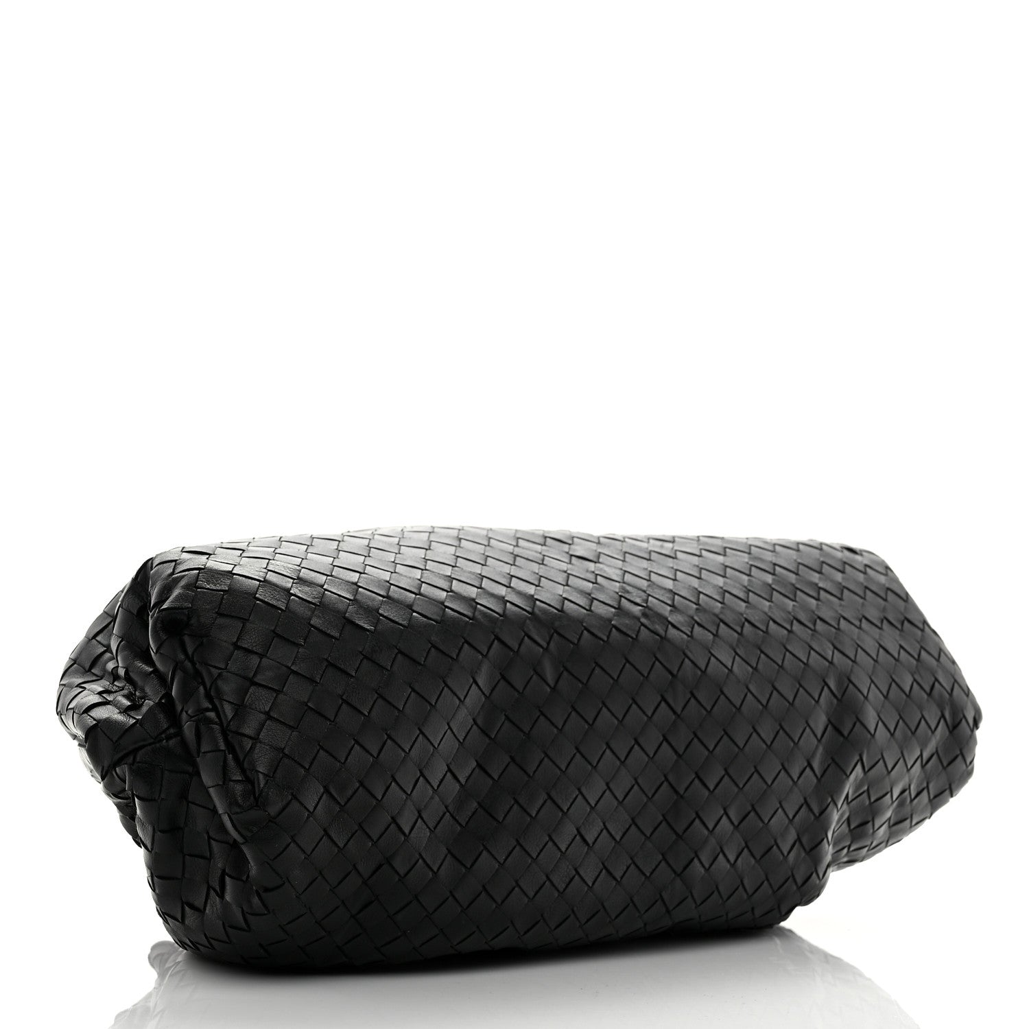 Bottega Veneta Nappa Maxi Intreccio The Pouch Oversized Clutch Black 4 of 7