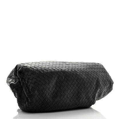 Bottega Veneta Nappa Maxi Intreccio The Pouch Oversized Clutch Black 4 of 7