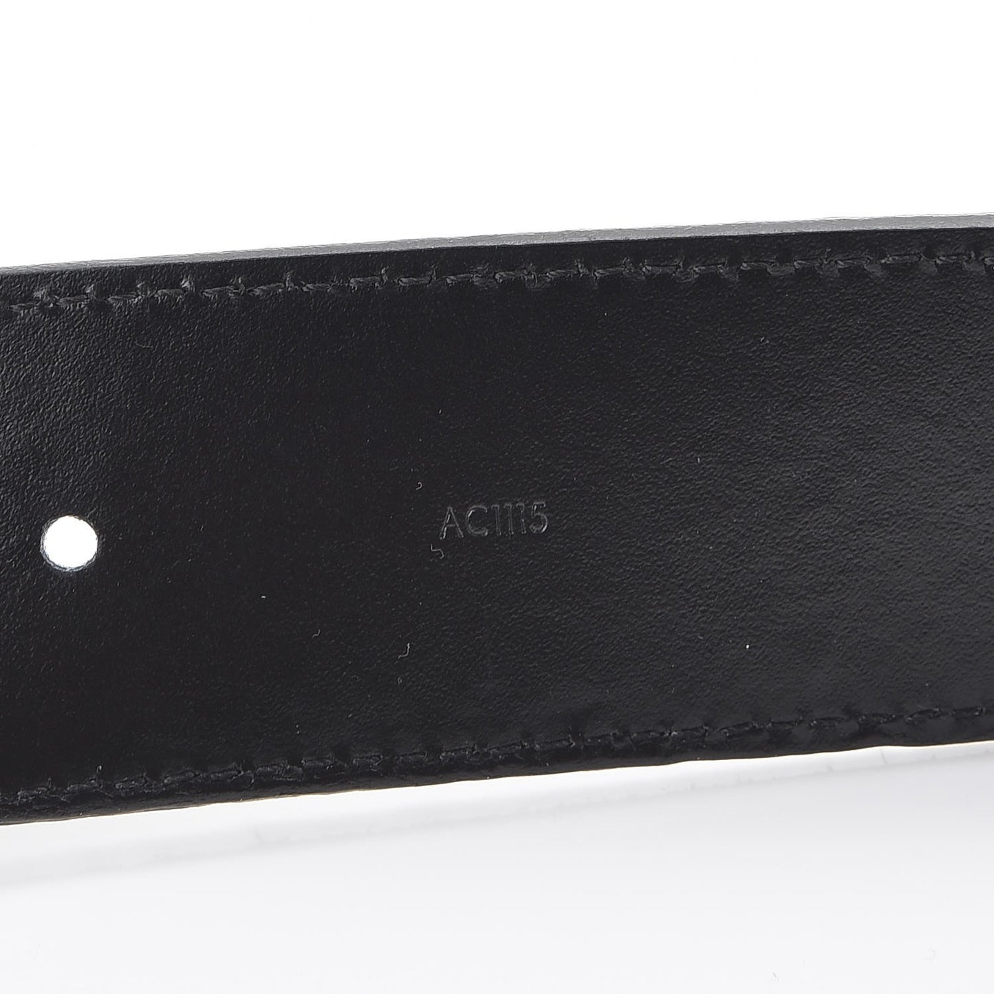 Suede Calfskin Mini Damier 40mm LV Initiales Belt 90 36 Black