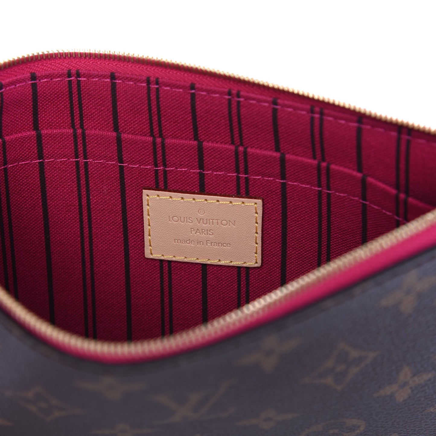 Monogram Neverfull MM GM Pochette Pivoine