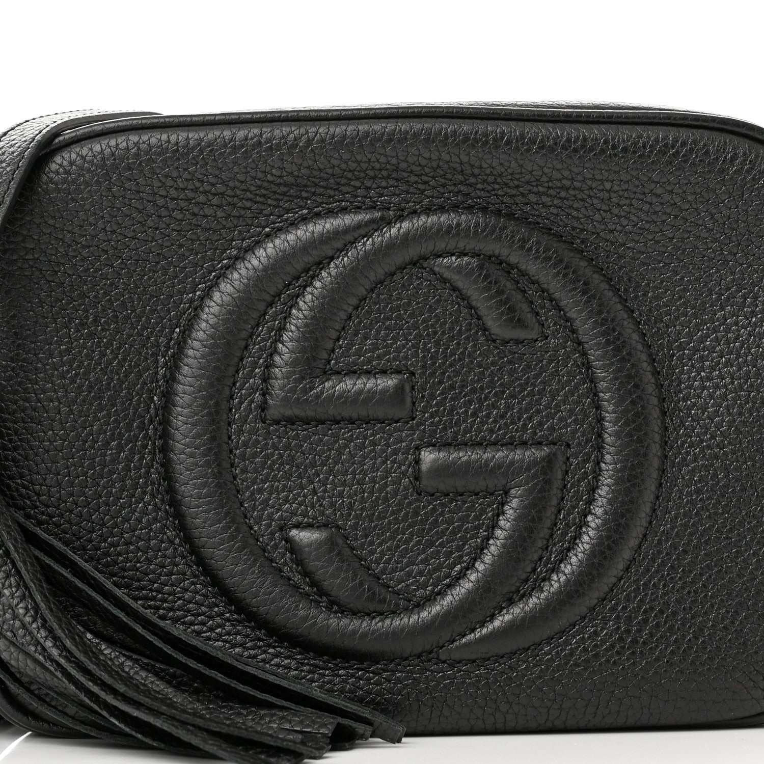 Gucci Pebbled Calfskin Small Soho Disco Bag Black 8 of 13