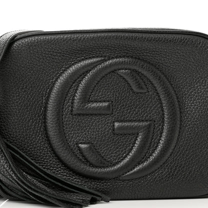 Gucci Pebbled Calfskin Small Soho Disco Bag Black 8 of 13