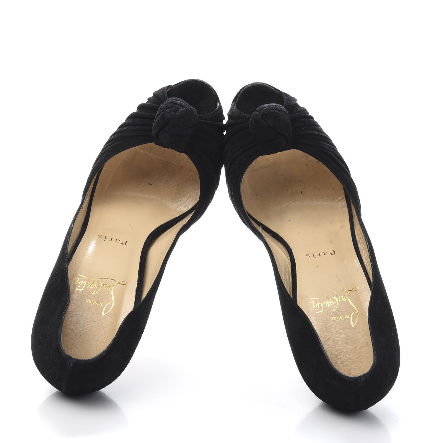 Christian Louboutin Suede Greissimo 140 Pumps 39 Black 6 of 14