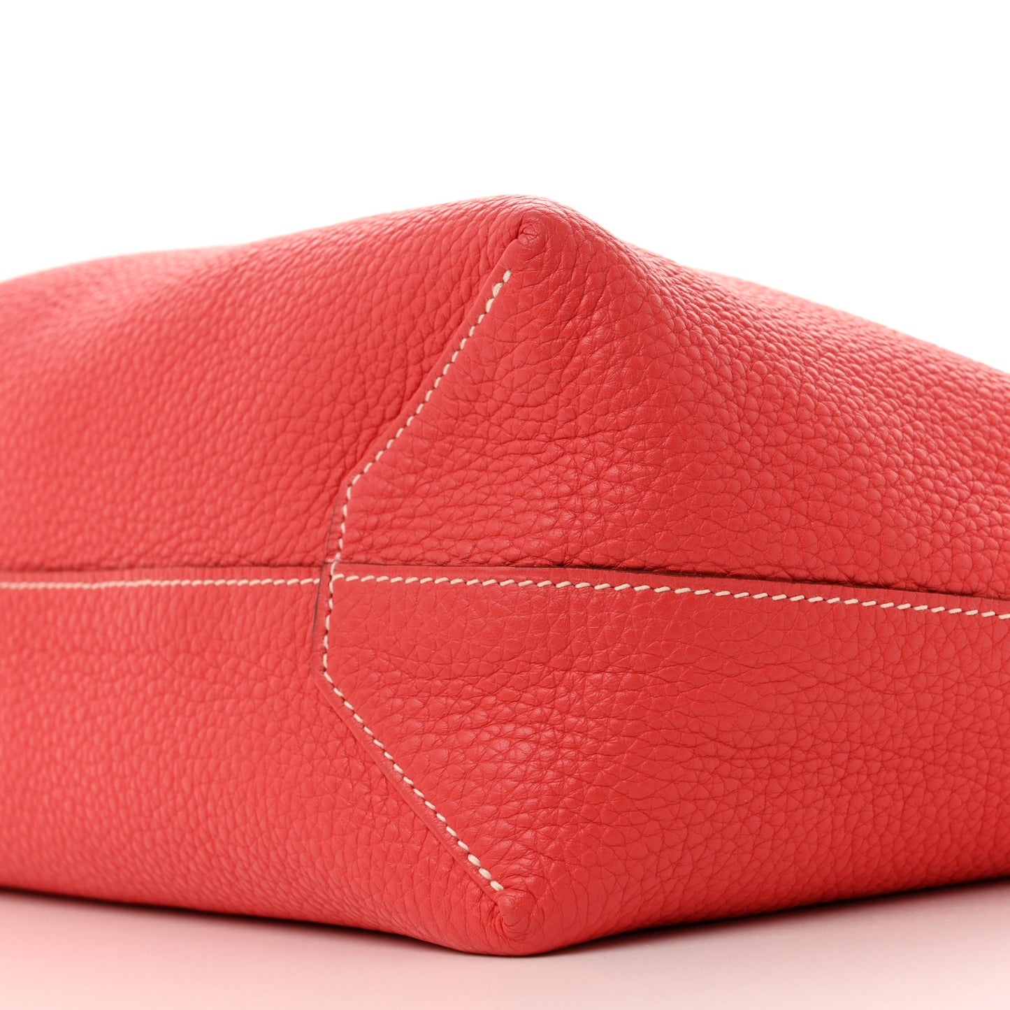 Taurillon Clemence Double Sens 45 Reversible Tote Rubis Bougainvillea