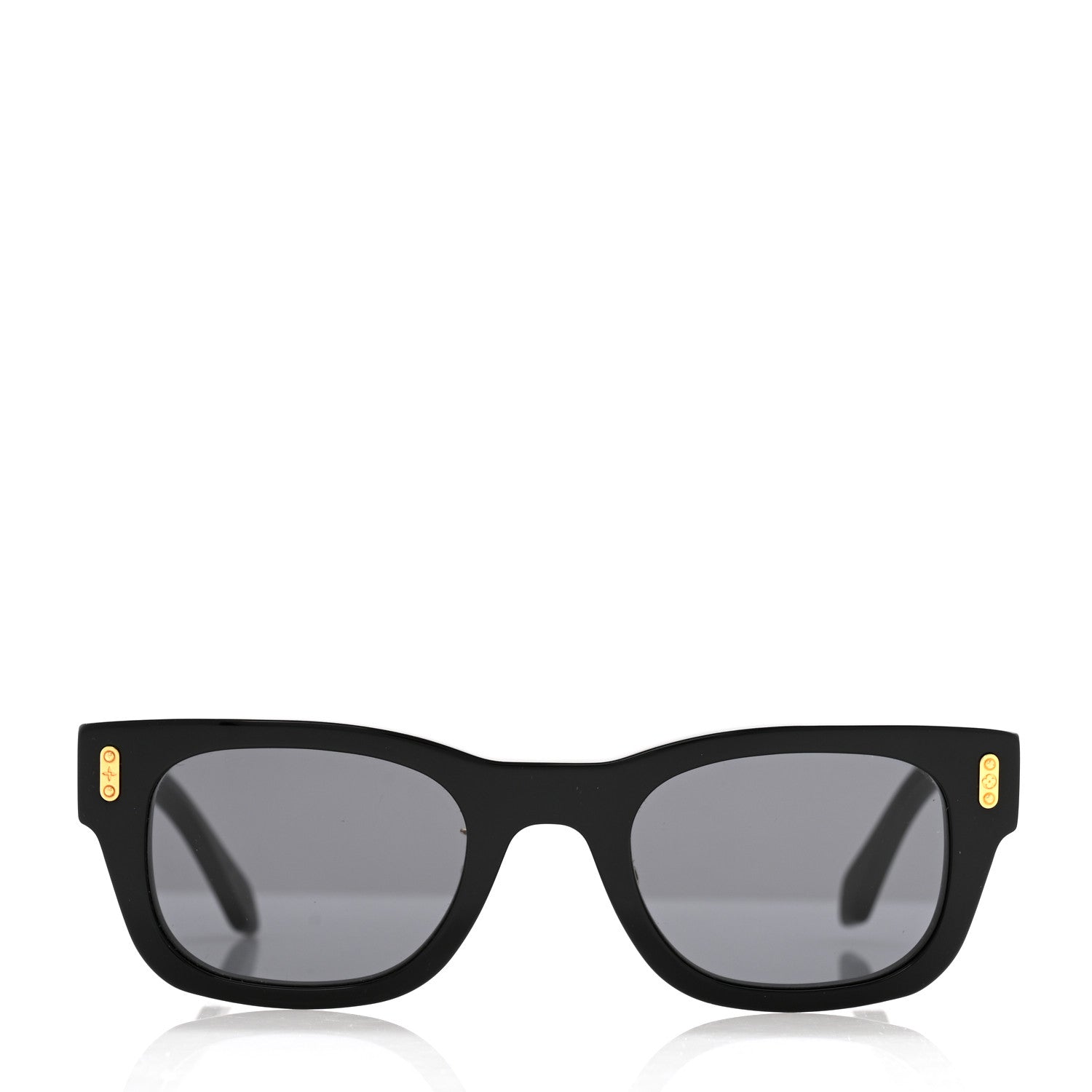Louis Vuitton Acetate LV Confidence Square Round Sunglasses Z2126U Black 2 of 7