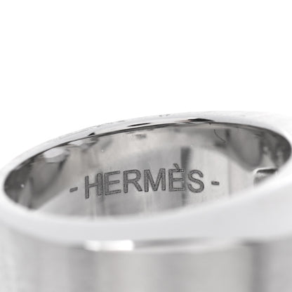 Hermes Stainless Steel Men's Delta Ring 64 5 of 5