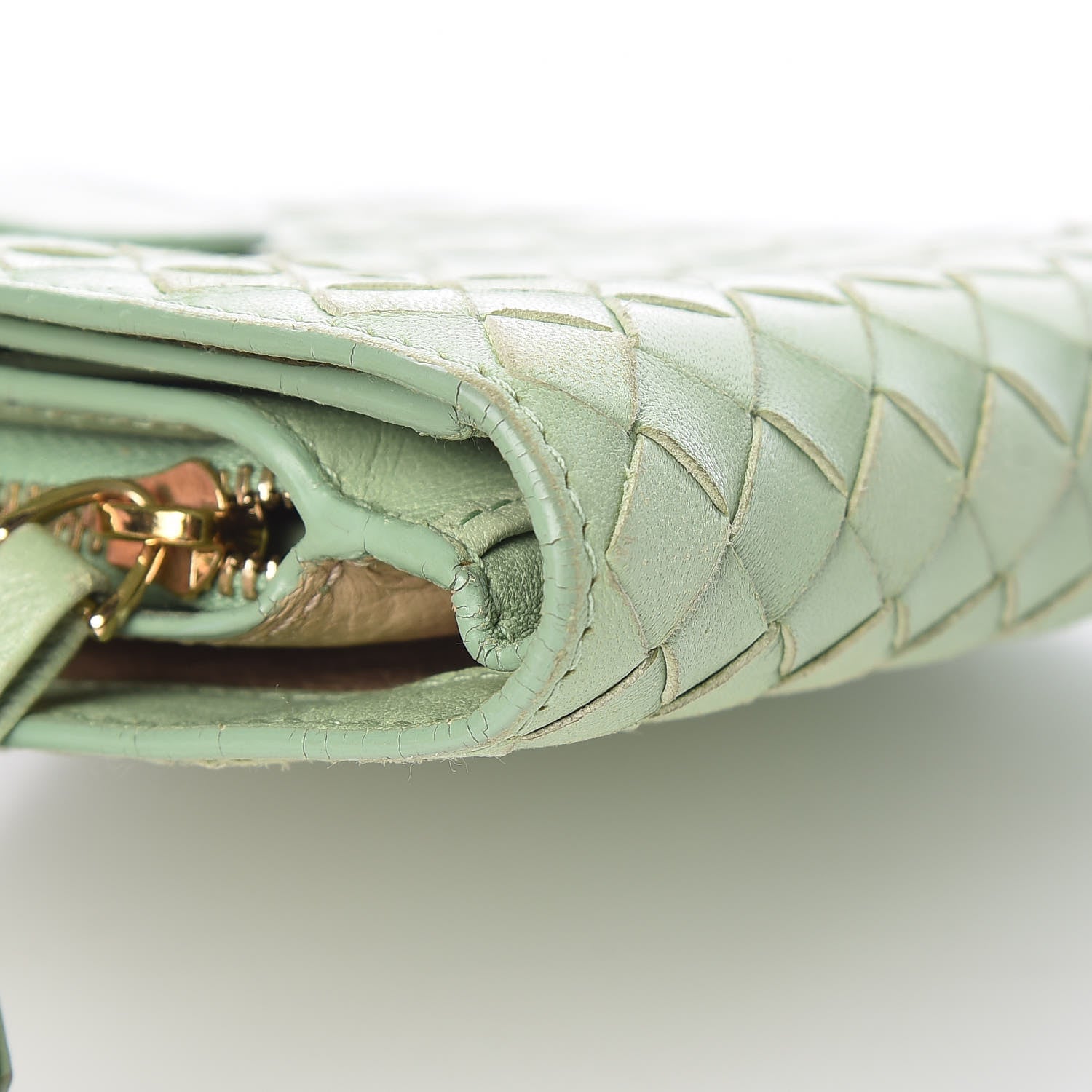 Bottega Veneta Nappa Intrecciato French Flap Wallet Green 15 of 15