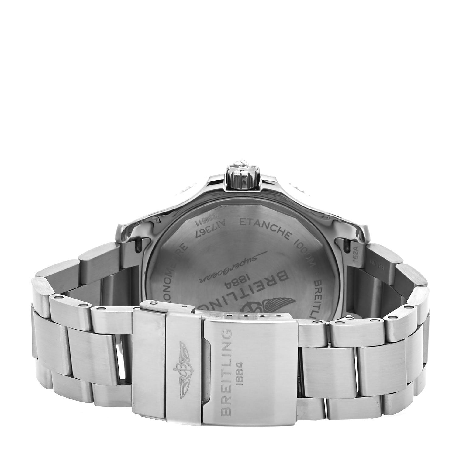 Breitling Stainless Steel 44mm Super Ocean Chronometer Automatic Watch Black A17367 3 of 5