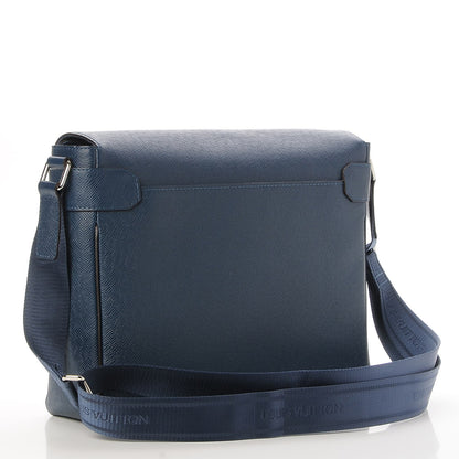 Louis Vuitton Taiga Roman MM Messenger Ocean 3 of 7