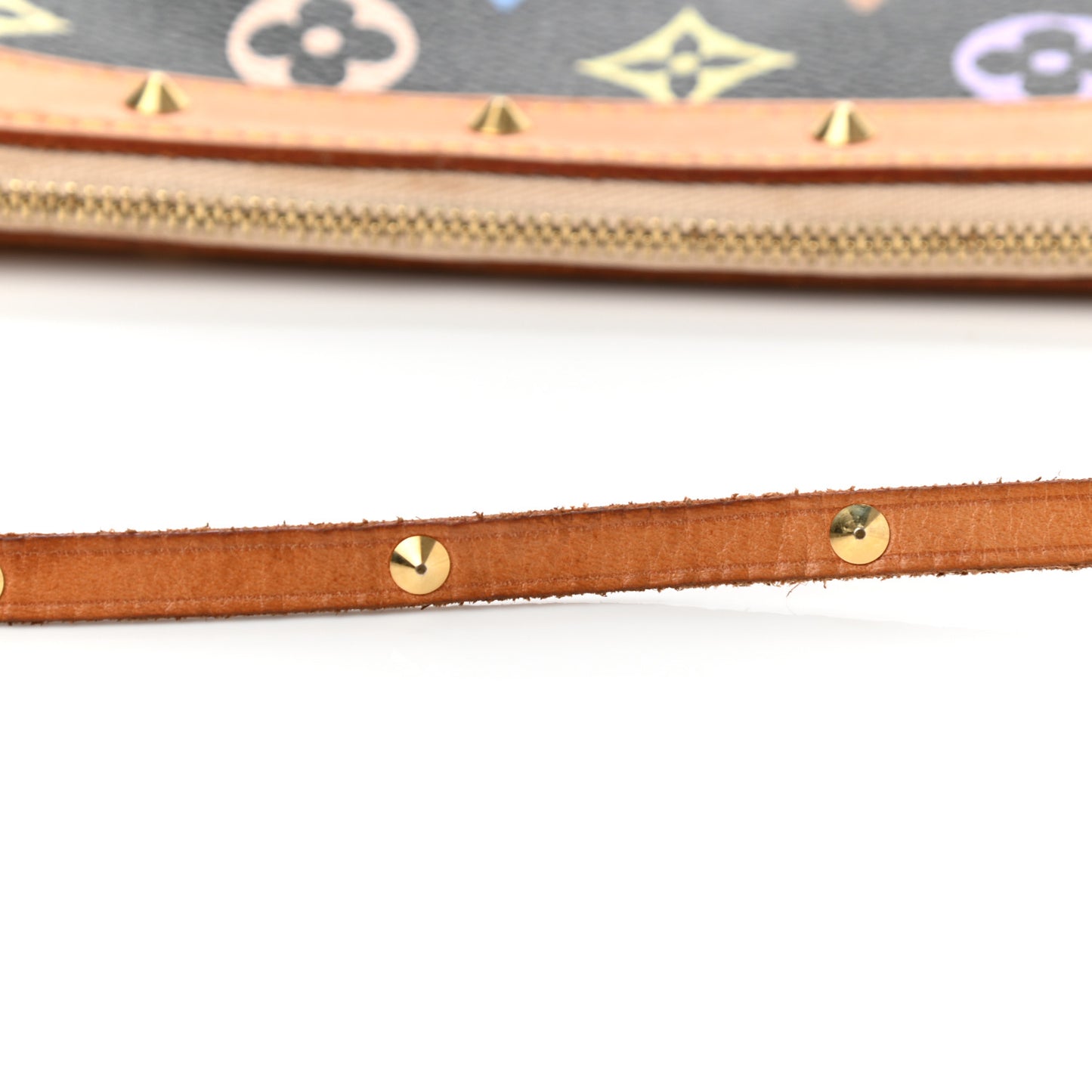 Monogram Multicolor Pochette Accessories Black
