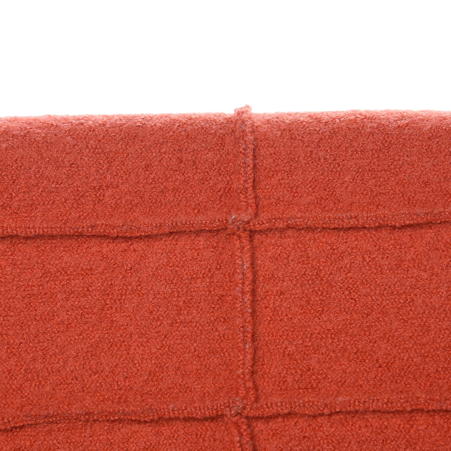 Wool Patchwork Mademoiselle Jumbo Flap Orange