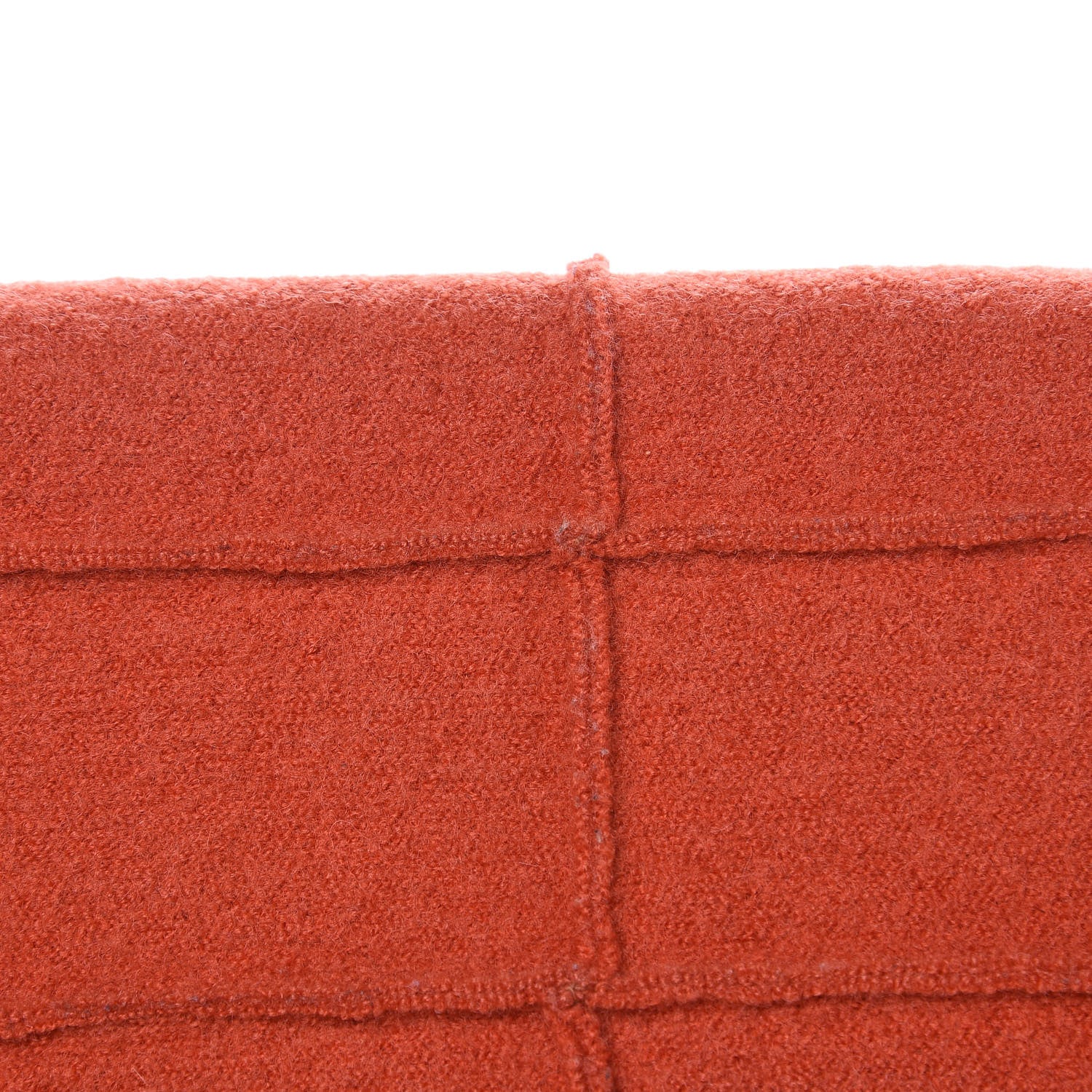 Chanel Wool Patchwork Mademoiselle Jumbo Flap Orange 13 of 16