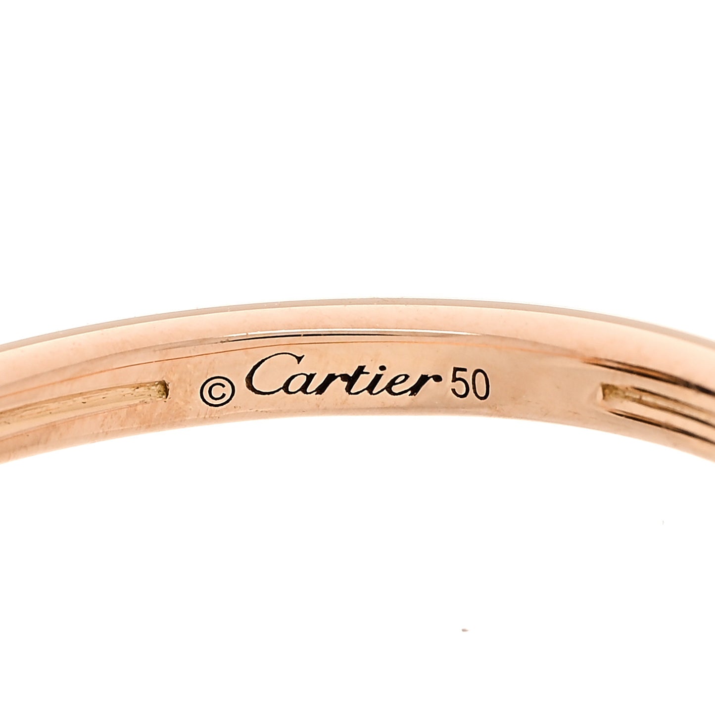 18K Pink Gold Diamond Black Onyx Amulette de Cartier Ring 50 5.25