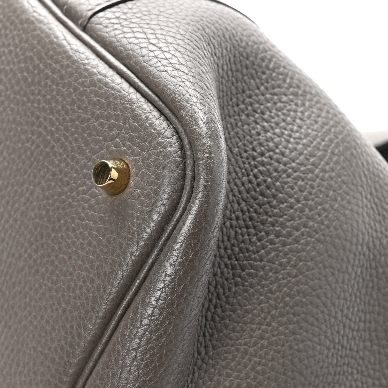 Hermes Taurillon Clemence Picotin Lock 22 MM Etain 10 of 12