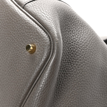 Hermes Taurillon Clemence Picotin Lock 22 MM Etain 10 of 12