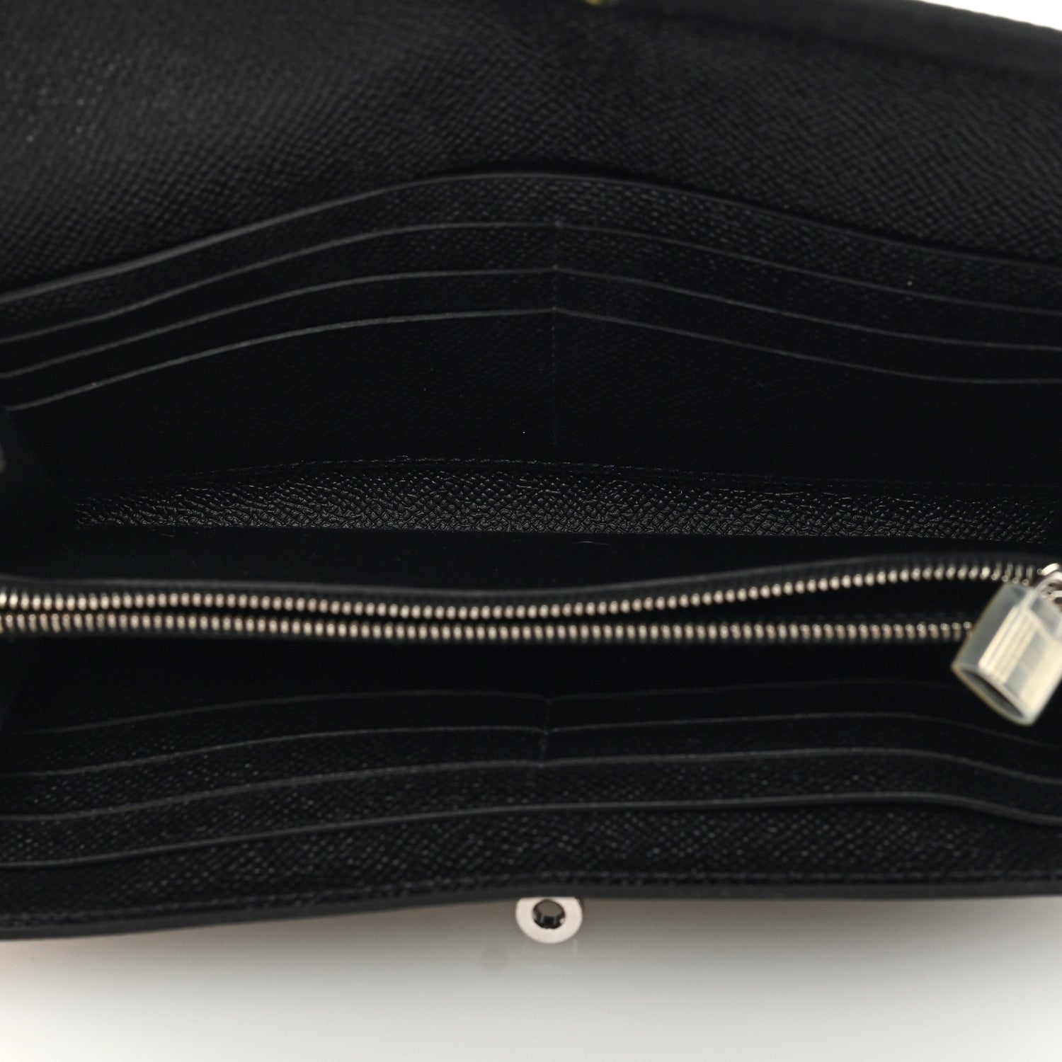 Hermes Epsom Kelly Longue Wallet Black 5 of 9