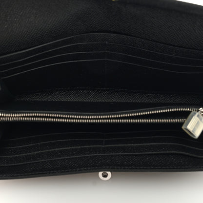 Hermes Epsom Kelly Longue Wallet Black 5 of 9