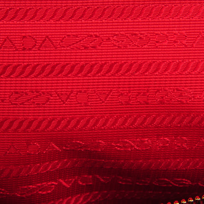 Prada Saffiano Lux Medium Tote Fuoco 7 of 9