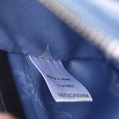 MCM Visetos Mini Camera Crossbody Bag Denim 7 of 9