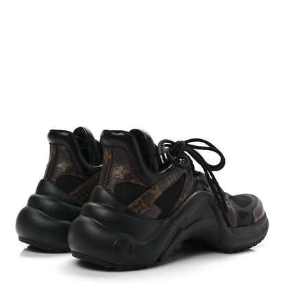 Louis Vuitton Calfskin Patent Monogram LV Archlight Sneakers 40 Black 4 of 7