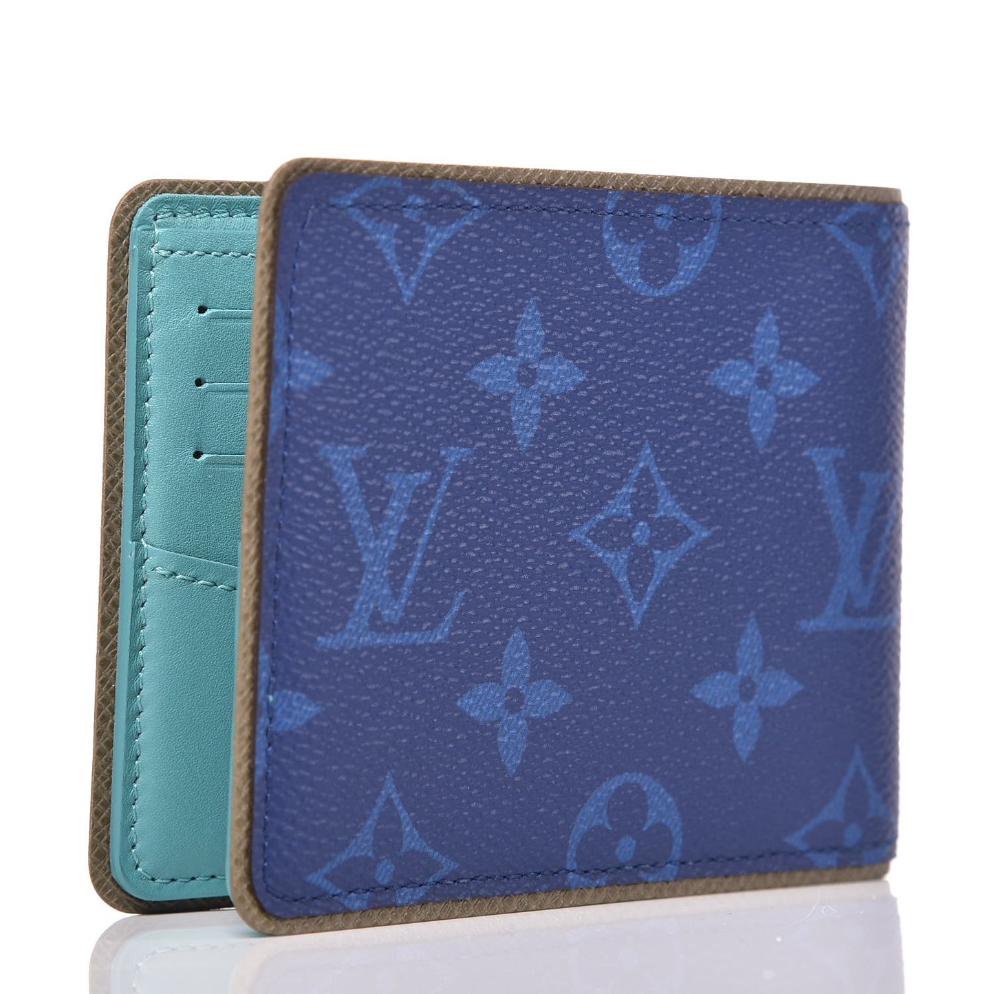 Monogram Outdoor Slender Wallet Pacific Blue