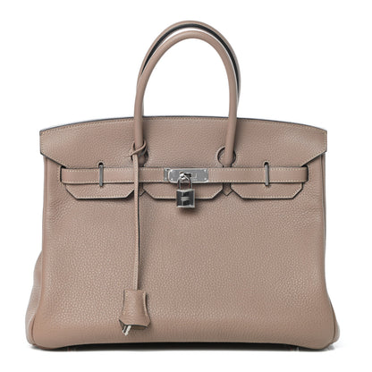 Hermes Togo Birkin 35 Gris Tourterelle 2 of 14