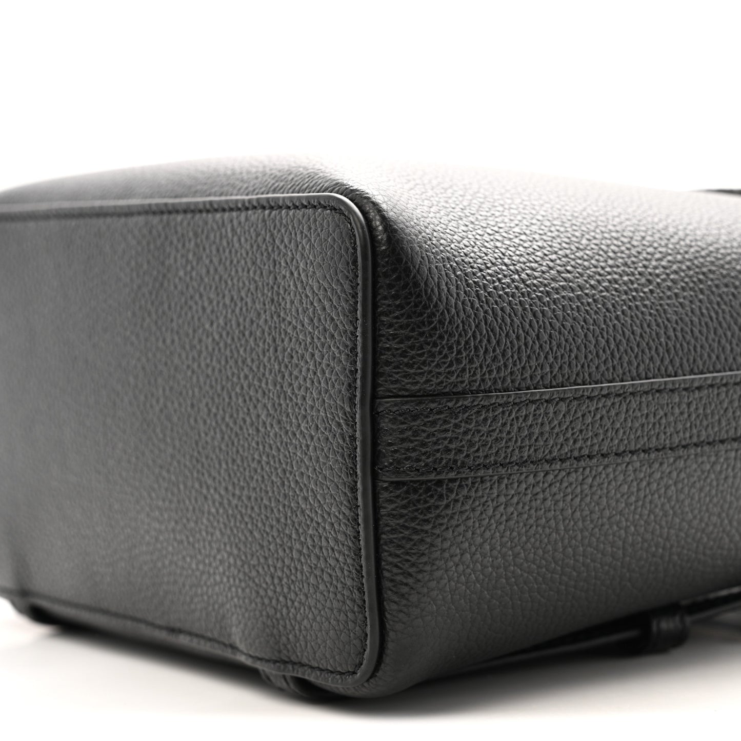 Small Classic Grain Calfskin Mini Bayswater Backpack Black