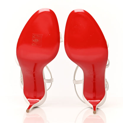 Christian Louboutin Kid Selima 85 Sandals 38.5 White 5 of 6