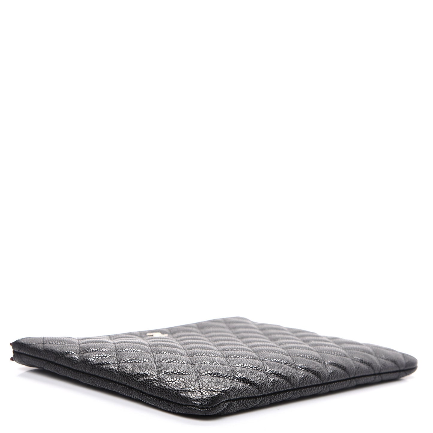 Caviar Quilted Medium Cosmetic Case Black