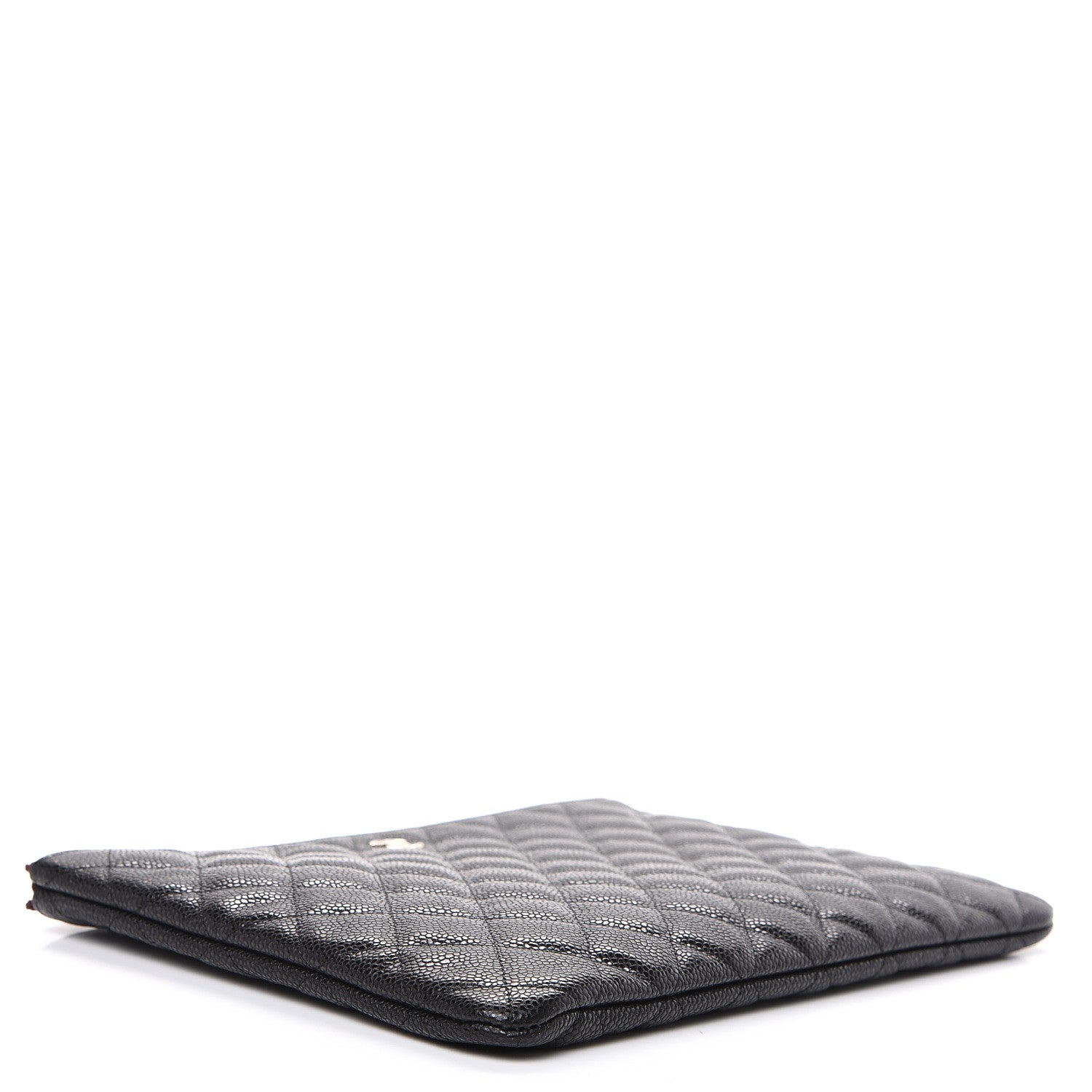 Chanel Caviar Quilted Medium Cosmetic Case Black 3 of 8