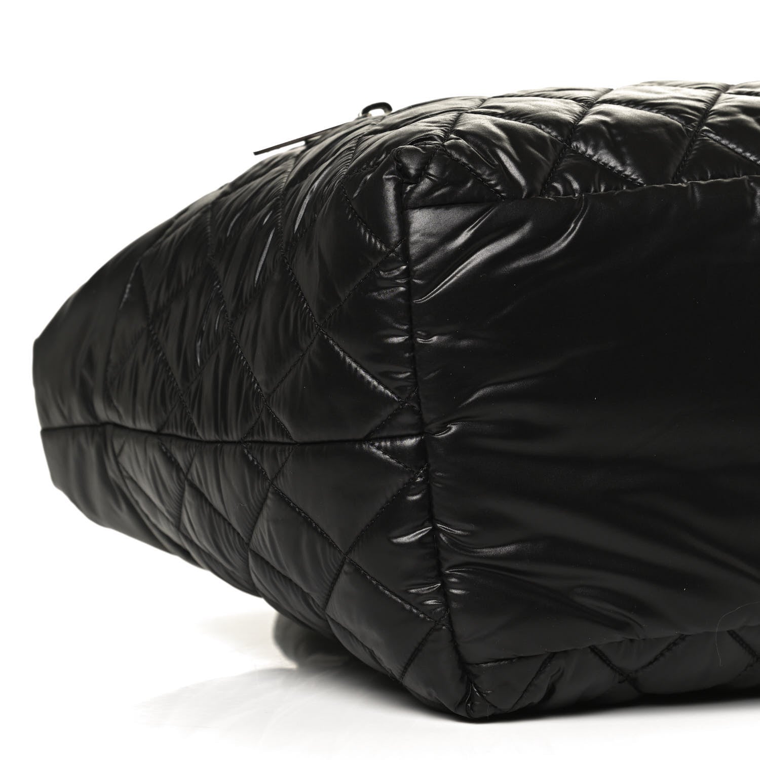 Chanel Nylon Quilted Small Coco Cocoon Tote Black 8 of 9