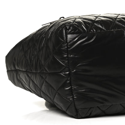 Chanel Nylon Quilted Small Coco Cocoon Tote Black 8 of 9