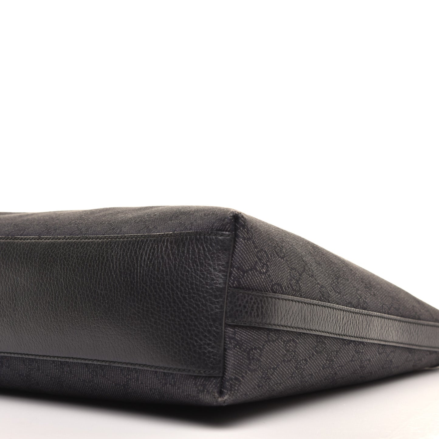 Denim Monogram Hobo Black