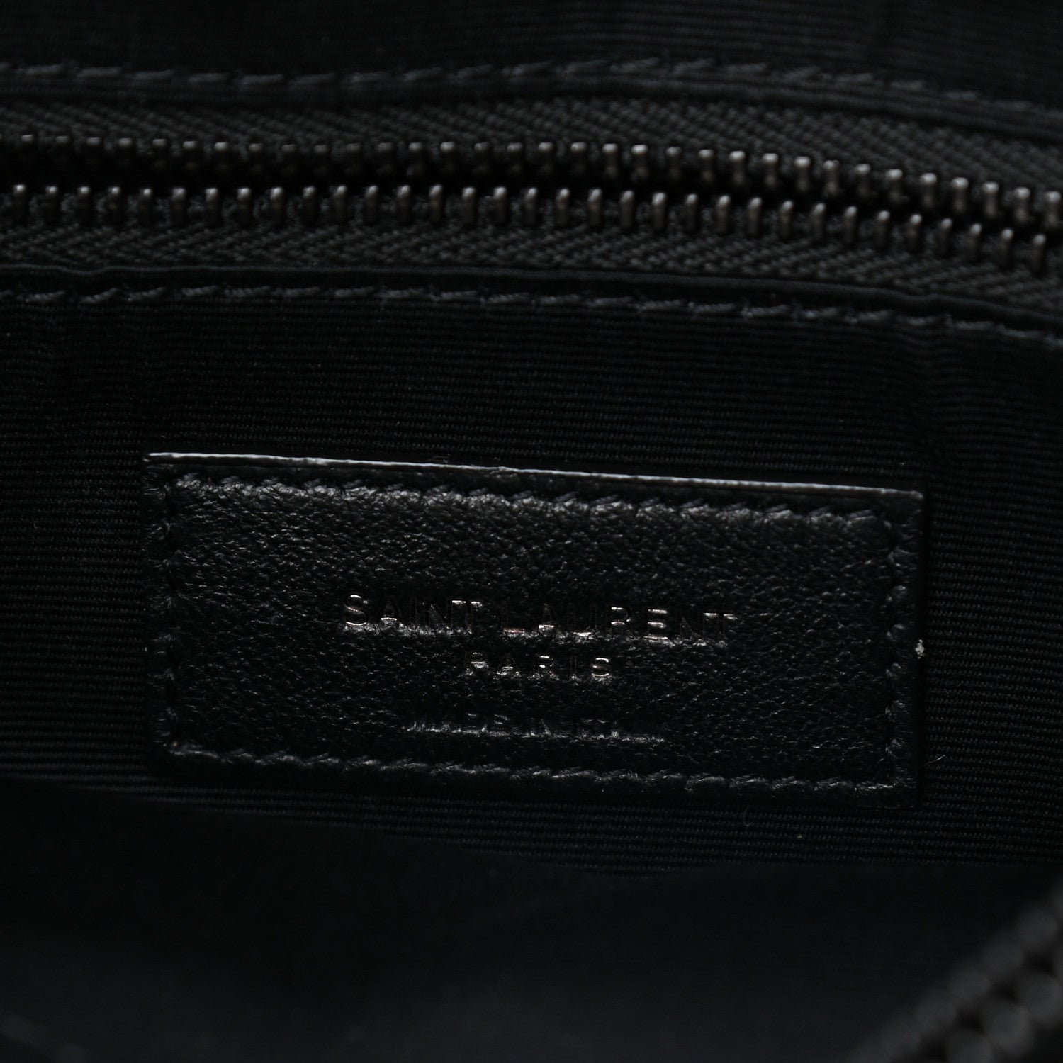 Saint Laurent Calfskin Y Quilted Monogram Medium Loulou Chain Satchel Black 8 of 11