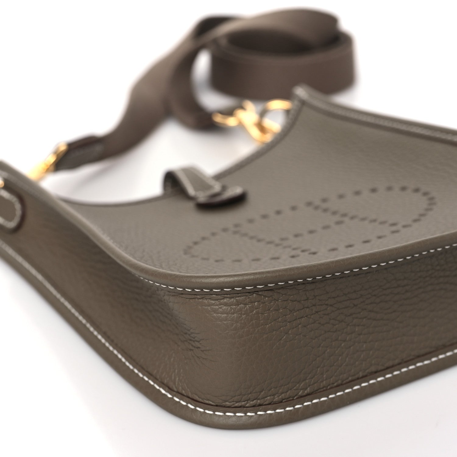 Hermes Taurillon Clemence Evelyne TPM Etoupe 9 of 11