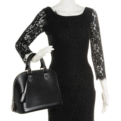 Louis Vuitton Epi Alma PM Black 2 of 7
