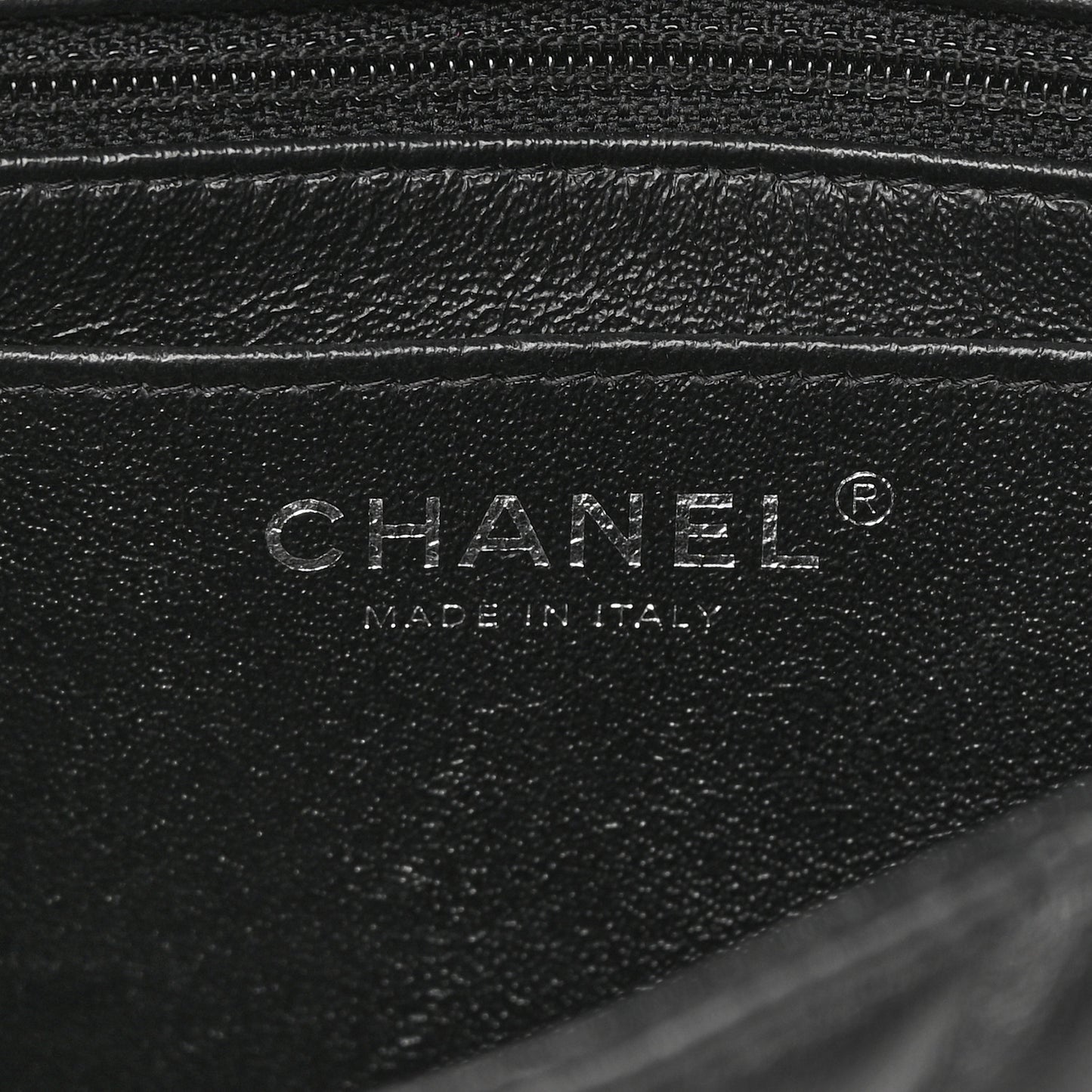 Lambskin Quilted Mini Rectangular Flap Black
