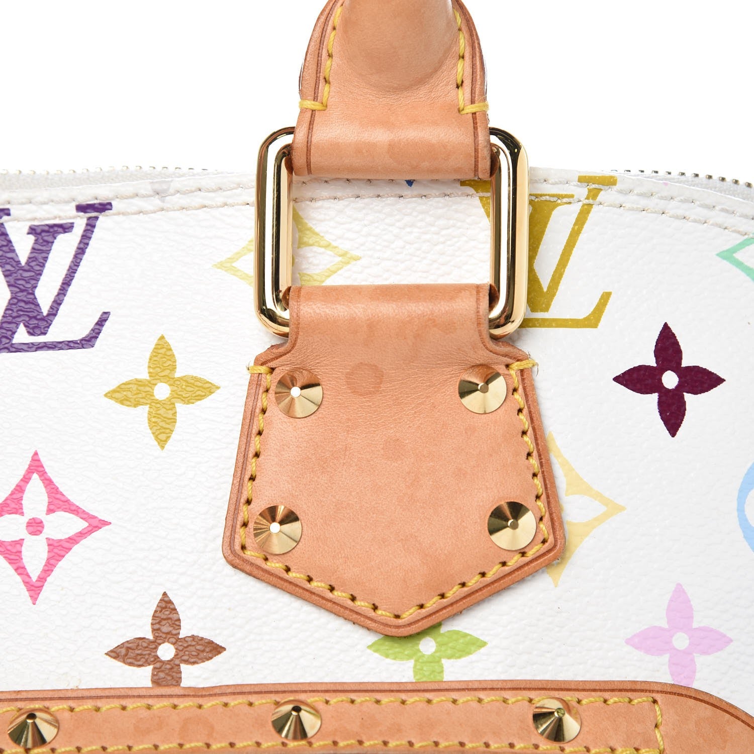 Louis Vuitton Monogram Multicolor Alma White 14 of 16