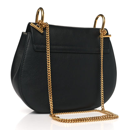 Chloe Suede Calfskin Wonder Woman Patchwork Drew Shoulder Bag Black 3 of 8